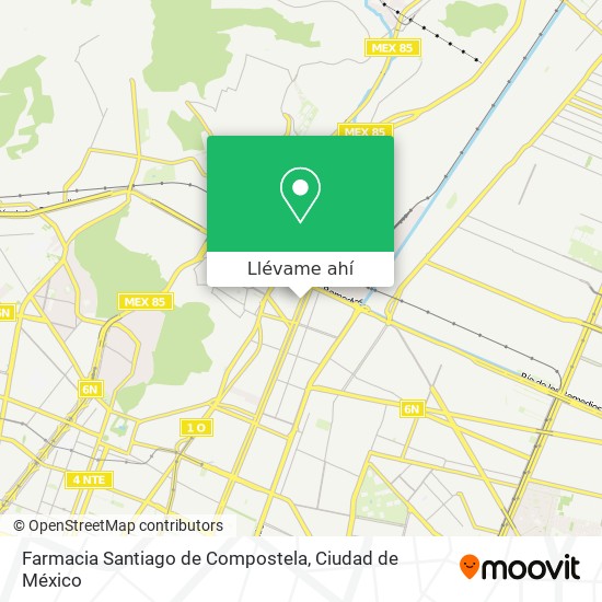 Mapa de Farmacia Santiago de Compostela