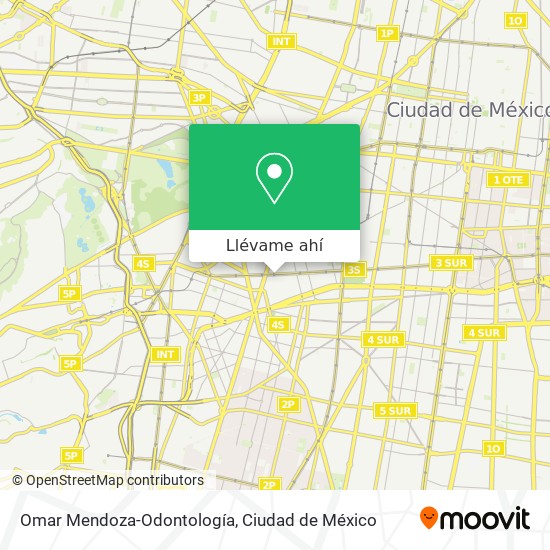 Mapa de Omar Mendoza-Odontología