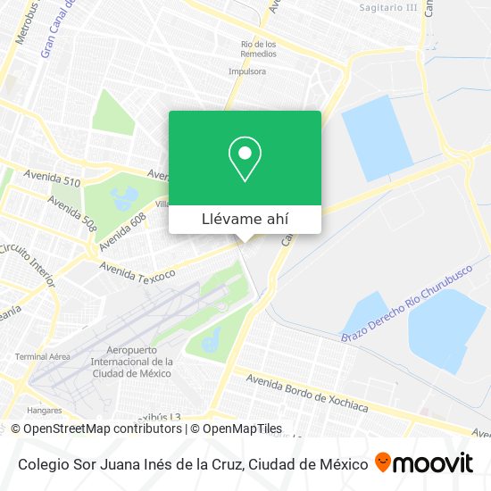 Mapa de Colegio Sor Juana Inés de la Cruz