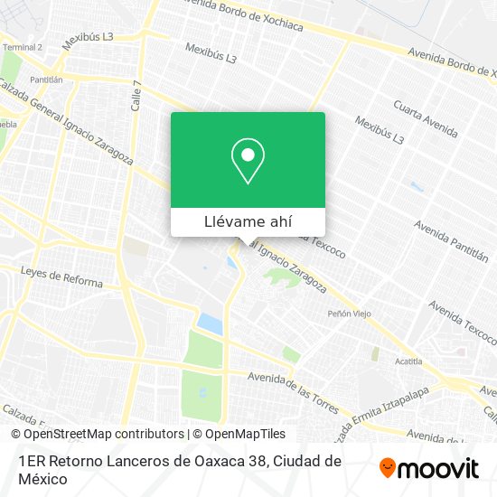 Mapa de 1ER Retorno Lanceros de Oaxaca 38