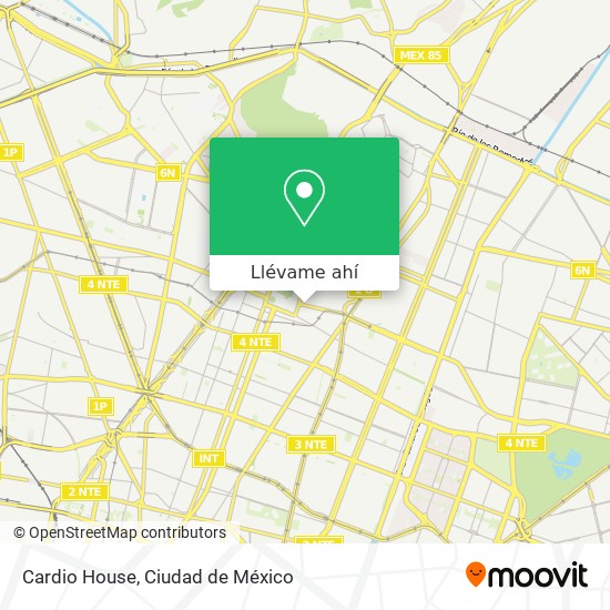 Mapa de Cardio House