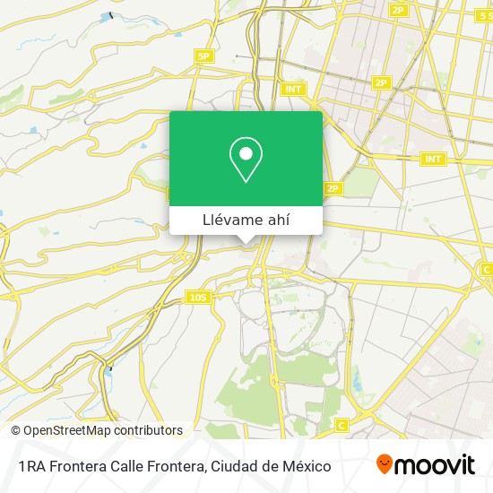 Mapa de 1RA Frontera Calle Frontera