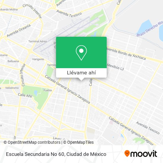 Mapa de Escuela Secundaria No 60