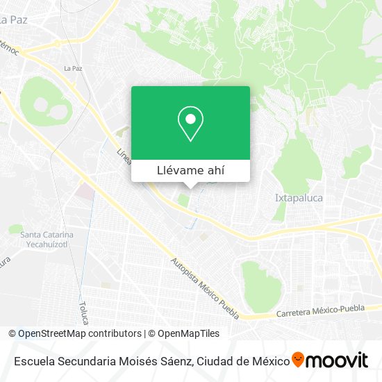 Mapa de Escuela Secundaria Moisés Sáenz