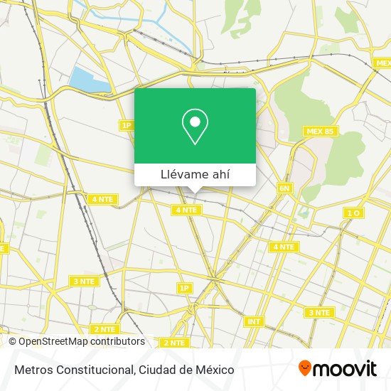 Mapa de Metros Constitucional