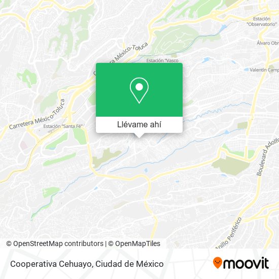 Mapa de Cooperativa Cehuayo