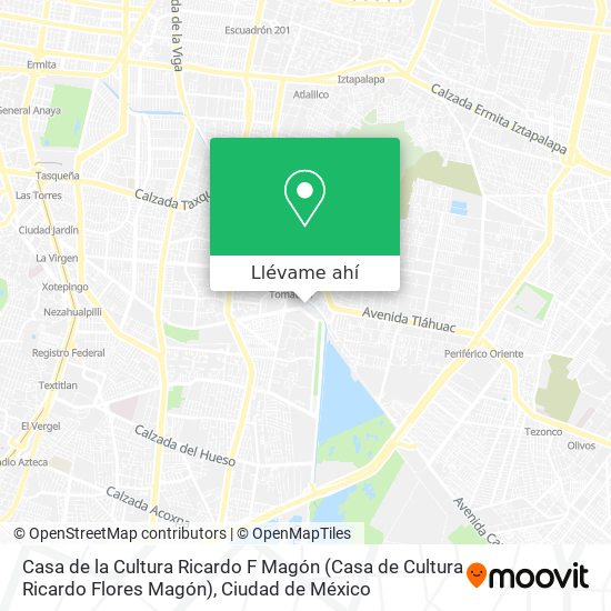 Mapa de Casa de la Cultura Ricardo F Magón (Casa de Cultura Ricardo Flores Magón)