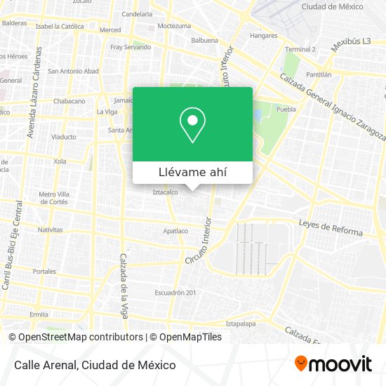 Mapa de Calle Arenal