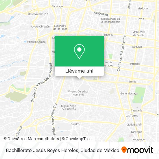 Mapa de Bachillerato Jesús Reyes Heroles