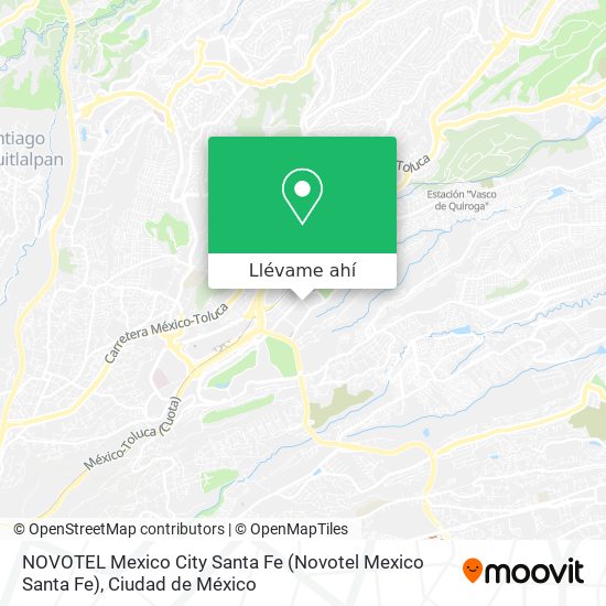 Mapa de NOVOTEL Mexico City Santa Fe (Novotel Mexico Santa Fe)