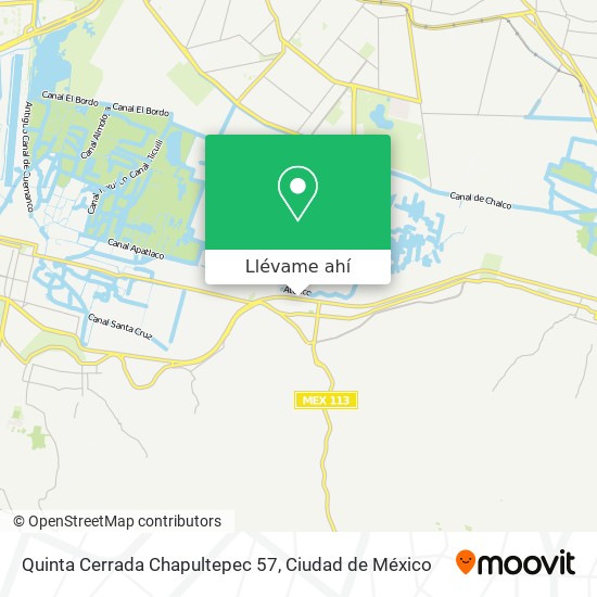 Mapa de Quinta Cerrada Chapultepec 57