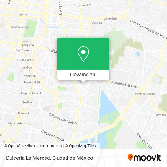 Mapa de Dulcería La Merced