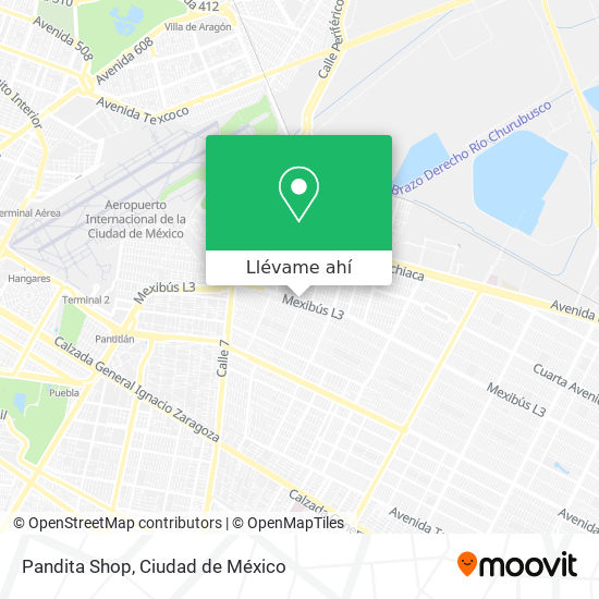 Mapa de Pandita Shop