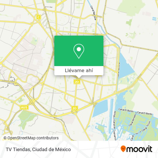 Mapa de TV Tiendas