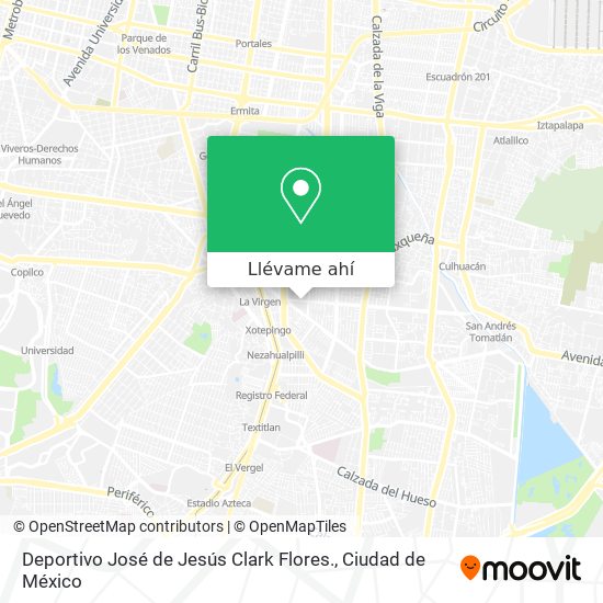 Mapa de Deportivo José de Jesús Clark Flores.