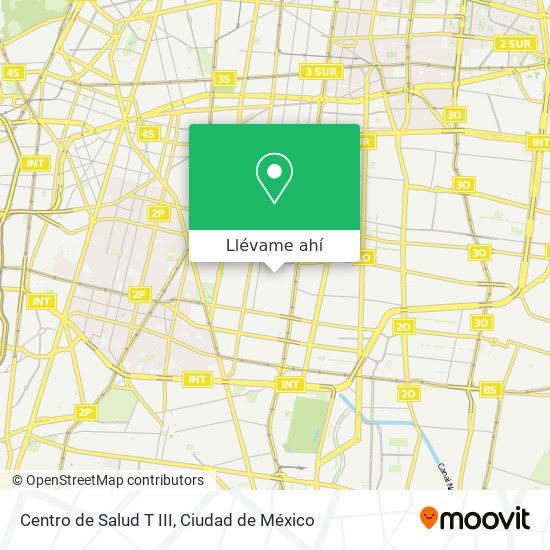 Mapa de Centro de Salud T III