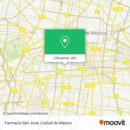 Mapa de Farmacia San José