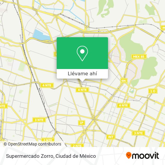 Mapa de Supermercado Zorro