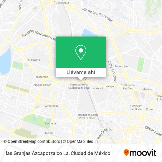 Cómo llegar a las Granjas Azcapotzalco La en Tultitlán en Autobús, Metro o  Tren?