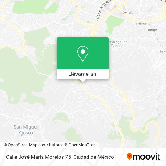 Mapa de Calle José María Morelos 75
