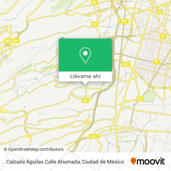 Mapa de Calzada Águilas Calle Ahumada