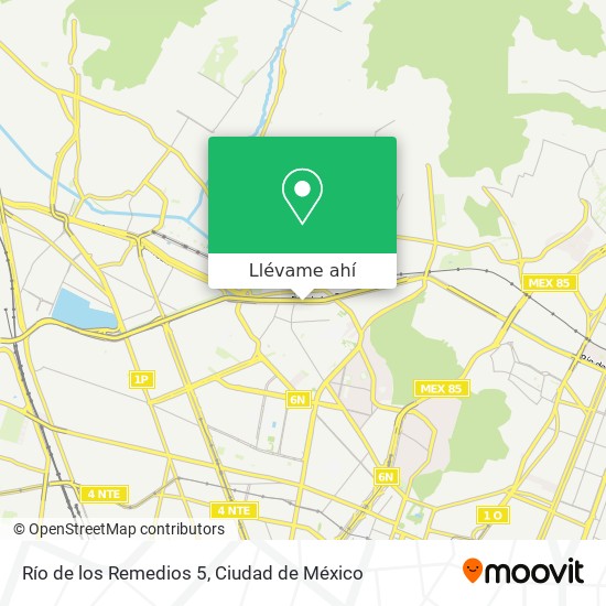 Mapa de Río de los Remedios 5