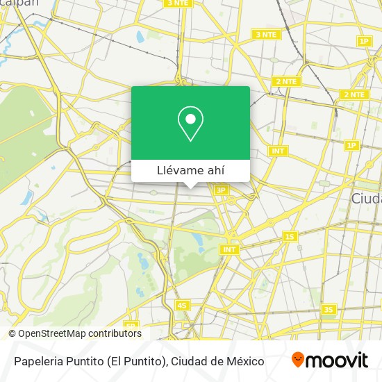 Mapa de Papeleria Puntito (El Puntito)