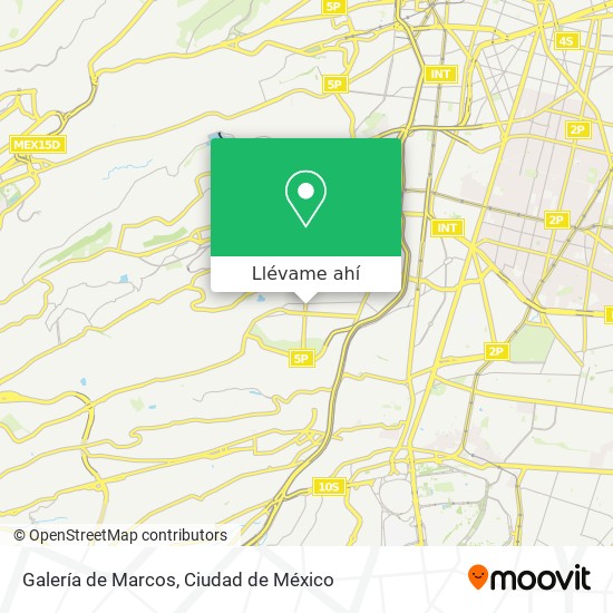 Mapa de Galería de Marcos