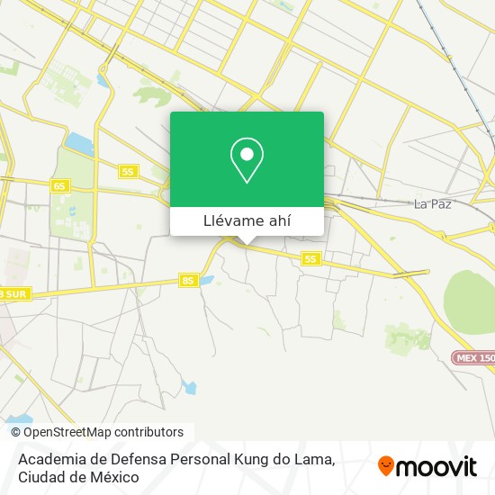 Mapa de Academia de Defensa Personal Kung do Lama