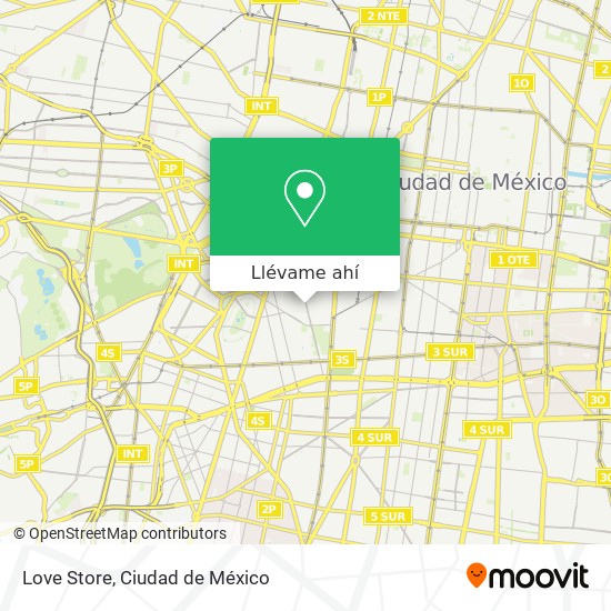 Mapa de Love Store