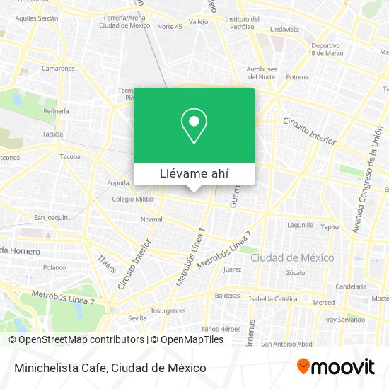 Mapa de Minichelista Cafe