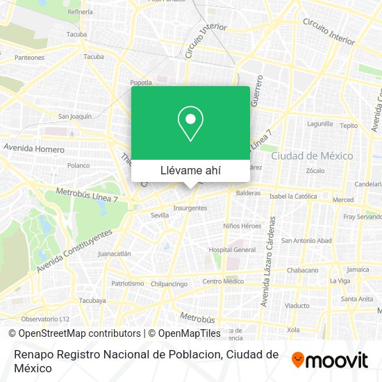 ¿Cómo llegar a Renapo Registro Nacional