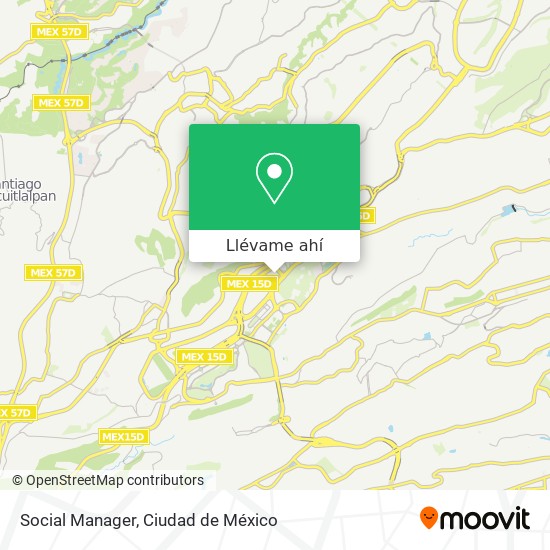 Mapa de Social Manager