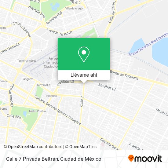 Mapa de Calle 7 Privada Beltrán