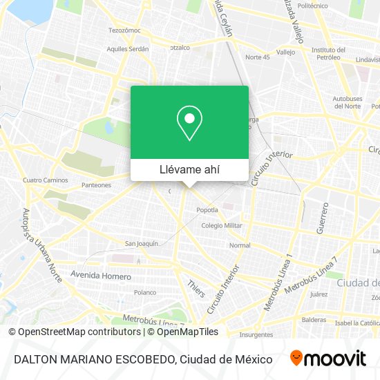 Mapa de DALTON MARIANO ESCOBEDO