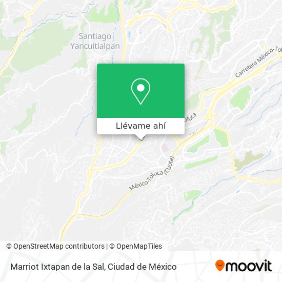 Mapa de Marriot Ixtapan de la Sal