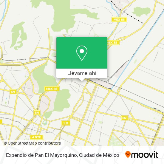 Mapa de Expendio de Pan El Mayorquino