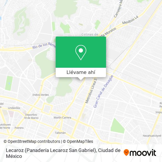 Mapa de Lecaroz (Panadería Lecaroz San Gabriel)