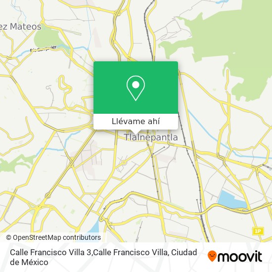 Mapa de Calle Francisco Villa 3,Calle Francisco Villa