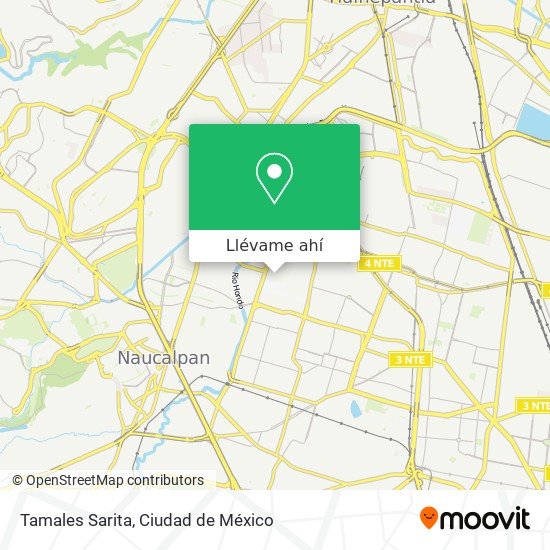 Mapa de Tamales Sarita