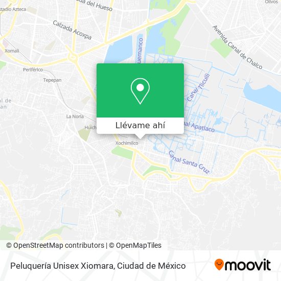 Mapa de Peluquería Unisex Xiomara