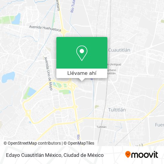 Mapa de Edayo Cuautitlán México