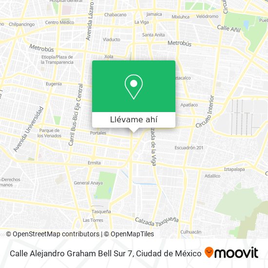 Mapa de Calle Alejandro Graham Bell Sur 7