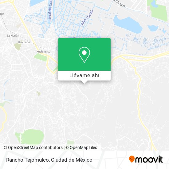 Mapa de Rancho Tejomulco