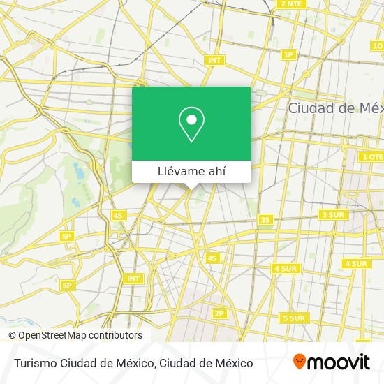 Mapa de Turismo Ciudad de México