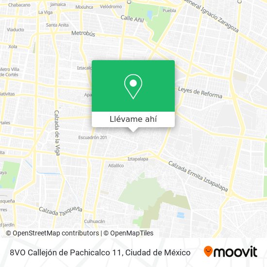 Mapa de 8VO Callejón de Pachicalco 11