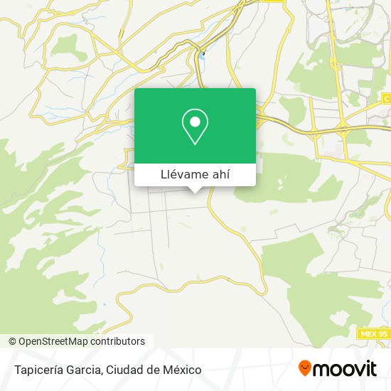 Mapa de Tapicería Garcia