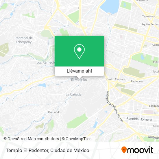 Mapa de Templo El Redentor