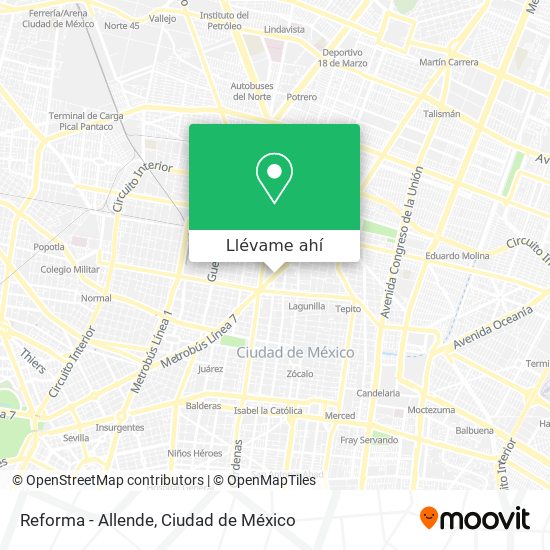 Mapa de Reforma - Allende