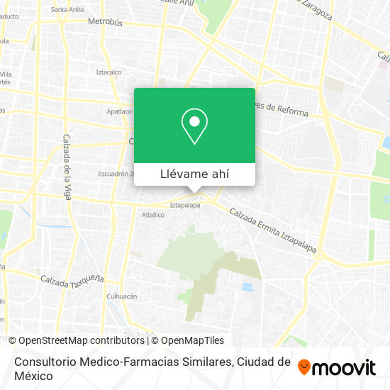 Mapa de Consultorio Medico-Farmacias Similares